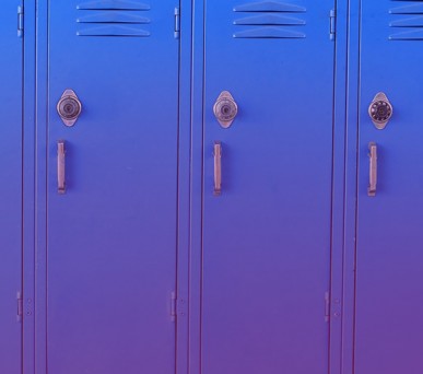 blue lockers